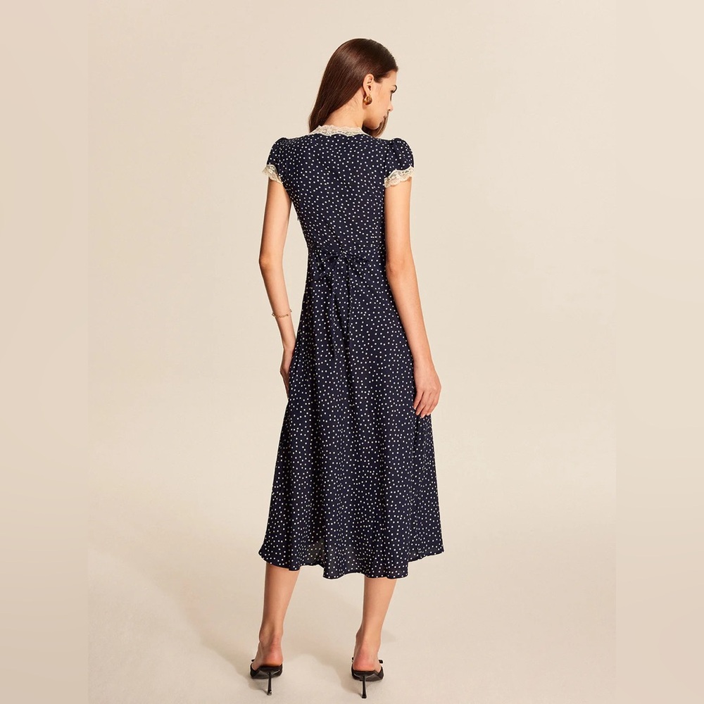 Commense Polka Dot Lace-Trim Dress
Size M - Picture 6 of 7
